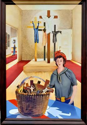 obraz olejny - Dekalog : II przykazanie 