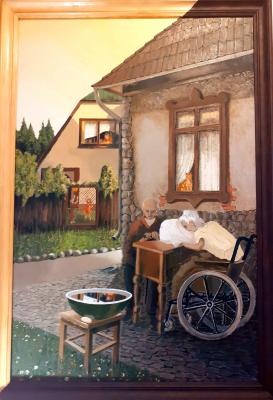 obraz olejny - Dekalog : IV przykazanie 