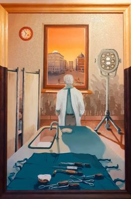 obraz olejny - Dekalog : V przykazanie 