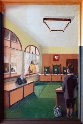 obraz olejny - Dekalog : VIII przykazanie  