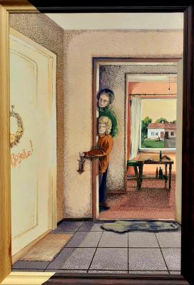 obraz olejny - Dekalog : X  przykazanie 